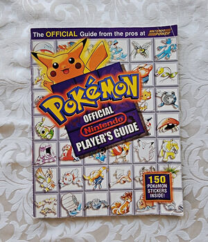 Nintendo Power Pokémon Official Player's Guide Stickers 1999 Pikachu Squirtle